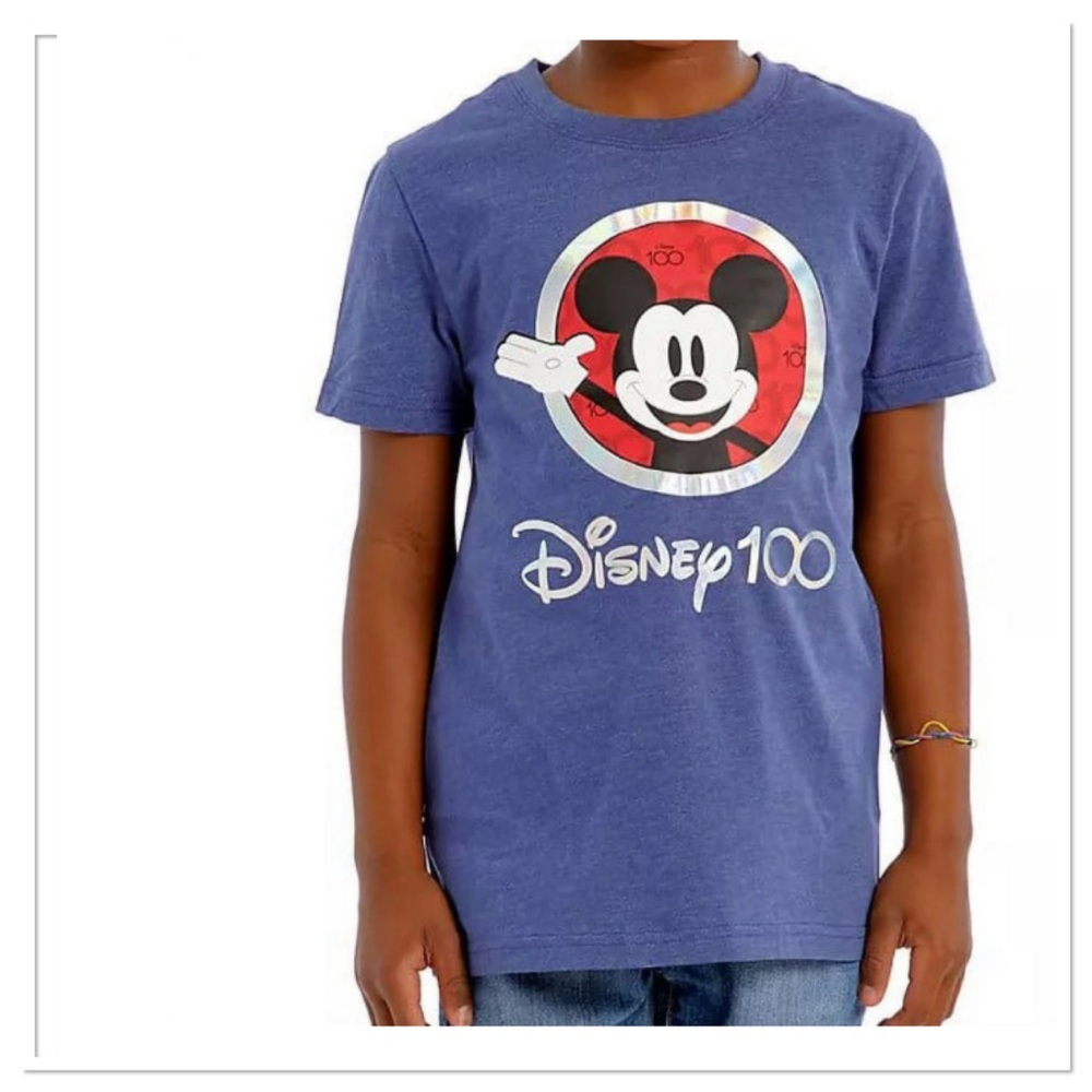 Disney Kids Unisex 100th Anniversary Graphic Tee T-Shirt